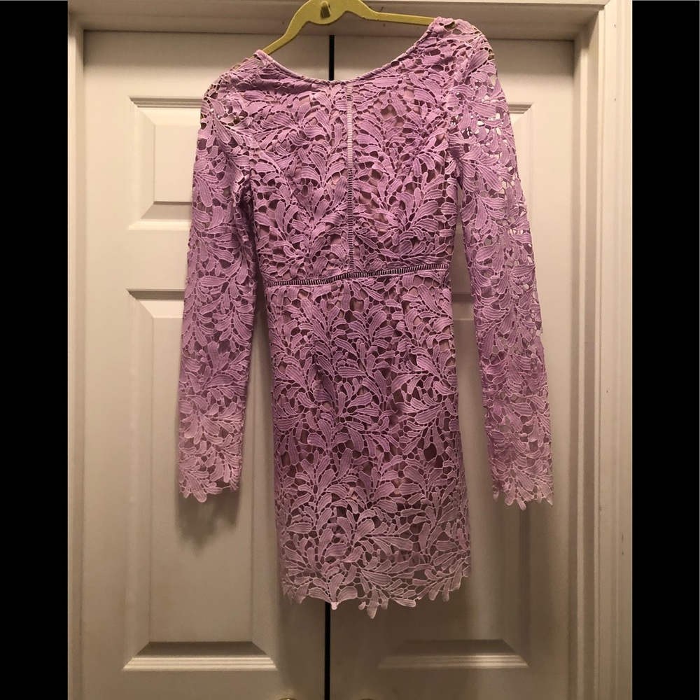 NWT—Fabrik ombré purple lace romper